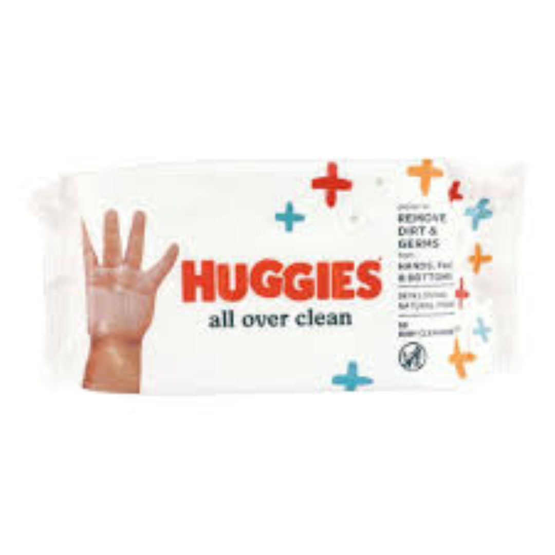 HUGGIES BABYWIPES ALL OVER CLEAN 56S